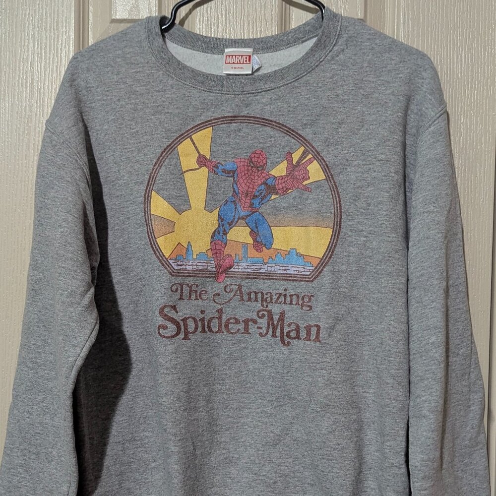 Amazing Spider-Man 60s Style Sweatshirt Size S